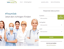 Tablet Screenshot of hello-doctor.de